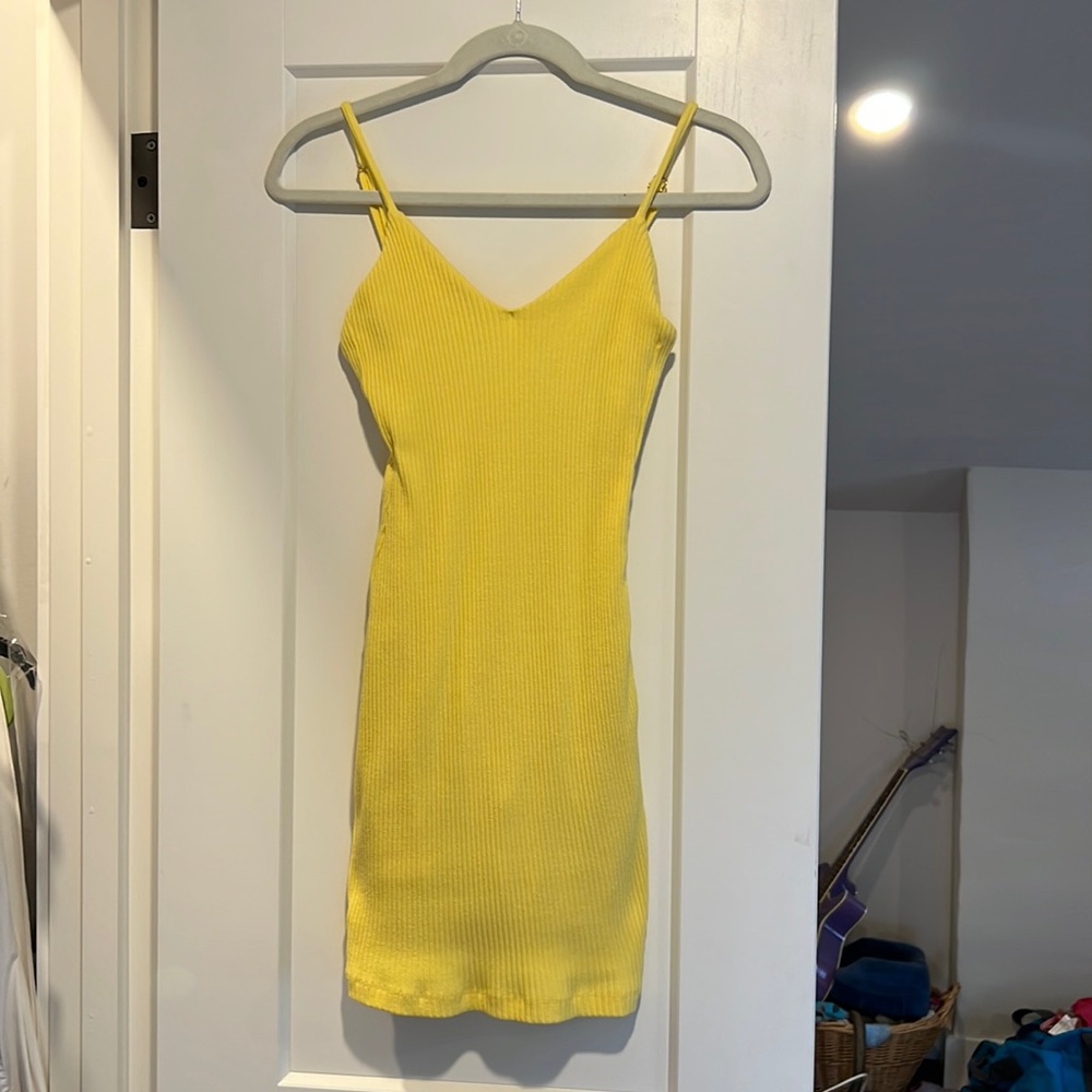 SABO Skirt Yellow Bodycon Dress